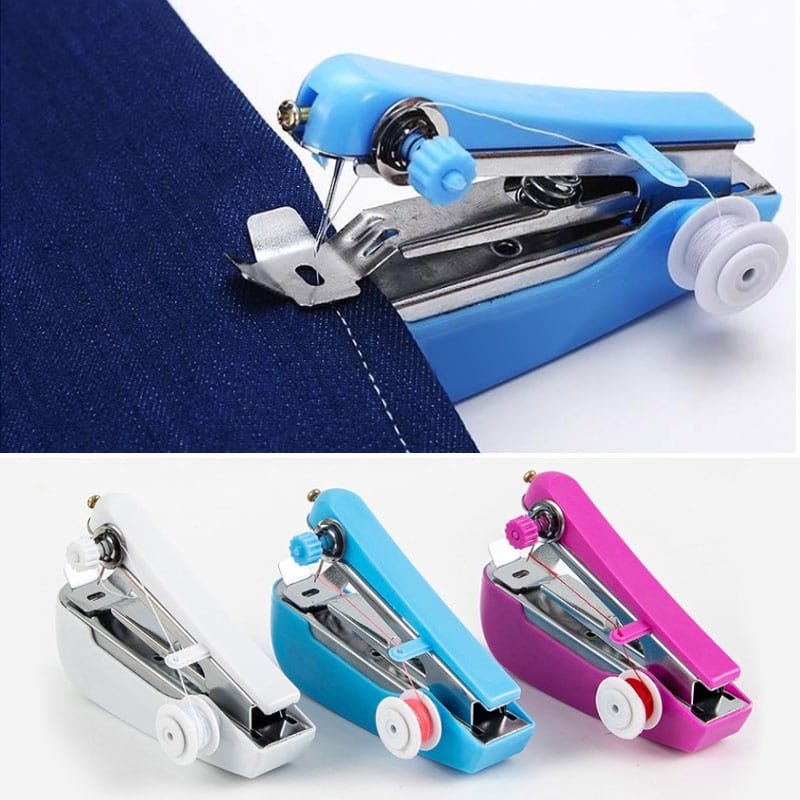 Portable Mini Manual Stapler Style Hand Sewing Machine, Craft