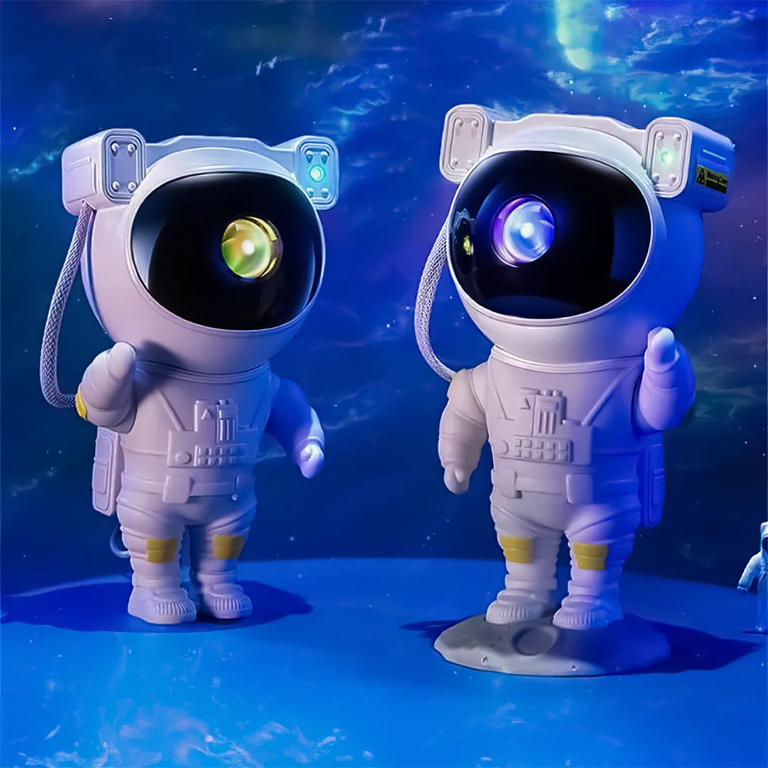 Astronaut Galaxy Projector with Remote Control - 360° Adjustable Timer Kids Astronaut Nebula Night Light