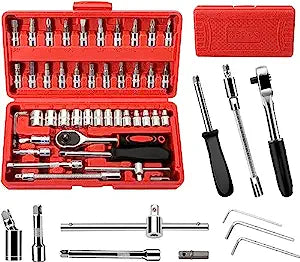46 in 1 Pcs Tool Kit Multi-Purpose Stainless Steel Tool Kit Set