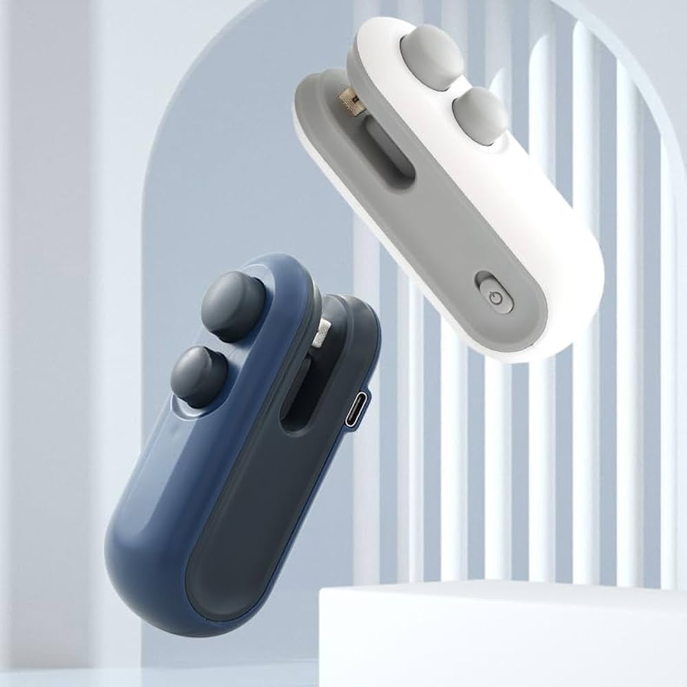 Portable Mini Sealing Machine, Handheld Packet Sealer for Food, Snacks, Chips, Fresh Storage, Plastic Bags Sealing Machine
