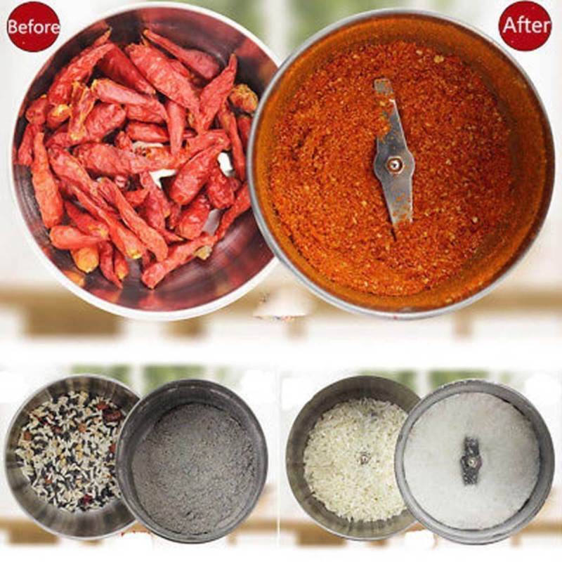 Nima Electric Grinder, Stainless Steel, Coffee Spice Nuts Grains Bean Grinder