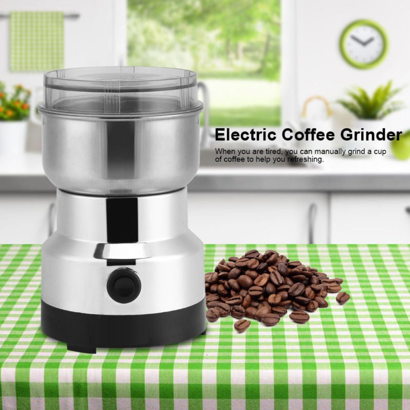 Nima Electric Grinder, Stainless Steel, Coffee Spice Nuts Grains Bean Grinder