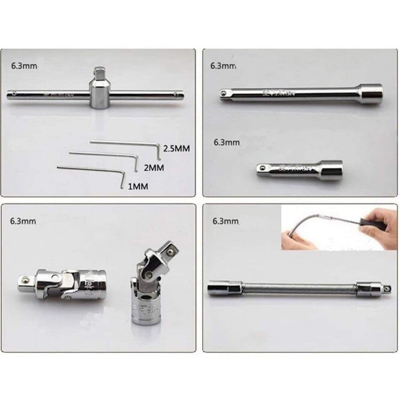 46 in 1 Pcs Tool Kit Multi-Purpose Stainless Steel Tool Kit Set
