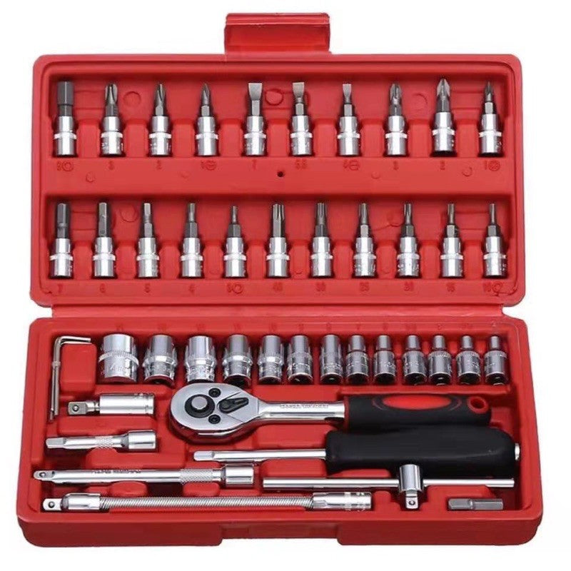 46 in 1 Pcs Tool Kit Multi-Purpose Stainless Steel Tool Kit Set
