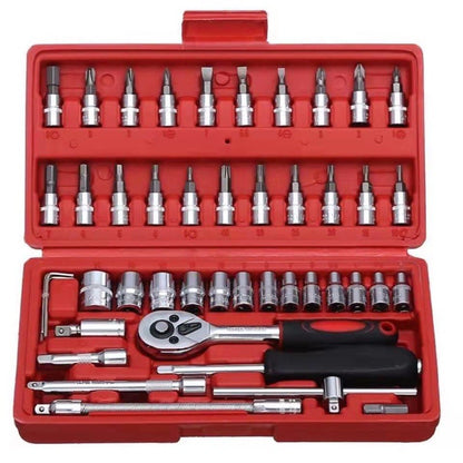 46 in 1 Pcs Tool Kit Multi-Purpose Stainless Steel Tool Kit Set