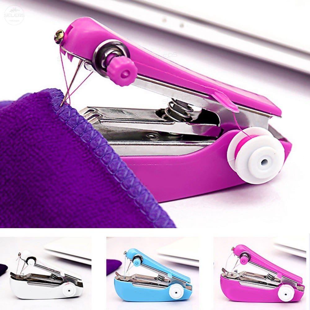 Mini Sewing Hand Mchine, Cordless Stapler Style Cloth Stitching